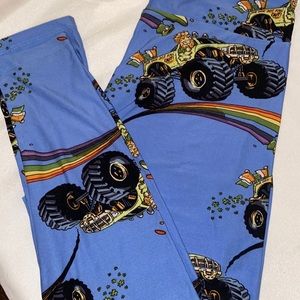 Monster Truck Leprechaun St Patrick’s Day Leggings